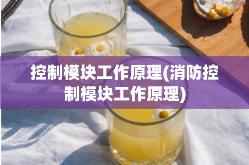 控制模块工作原理(消防控制模块工作原理)