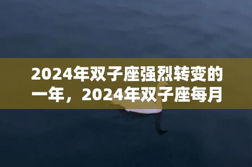 2024年双子座强烈转变的一年，2024年双子座每月运势完整版