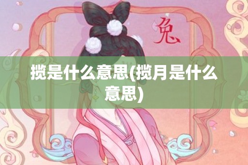 揽是什么意思(揽月是什么意思)