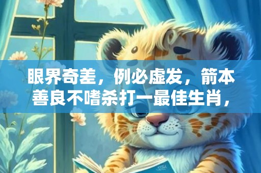 眼界奇差，例必虚发，箭本善良不嗜杀打一最佳生肖，指什么生肖，标准成语落实释义