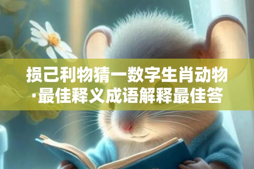 损己利物猜一数字生肖动物·最佳释义成语解释最佳答