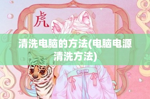 清洗电脑的方法(电脑电源清洗方法)