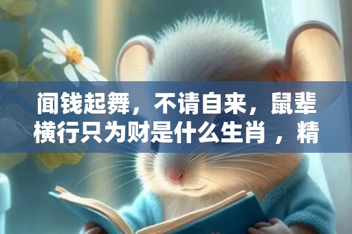 闻钱起舞，不请自来，鼠辈横行只为财是什么生肖 ，精准落实词语释义