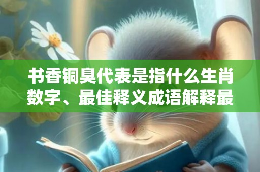 书香铜臭代表是指什么生肖数字、最佳释义成语解释最佳答