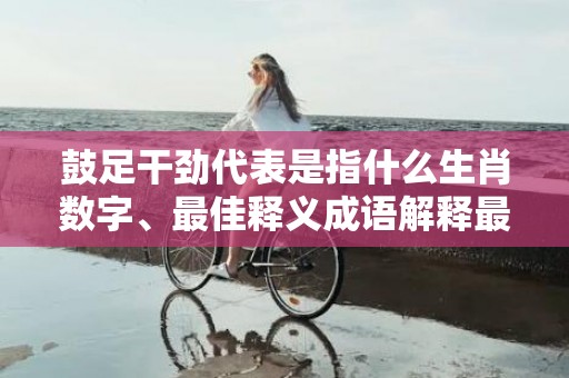 鼓足干劲代表是指什么生肖数字、最佳释义成语解释最佳答