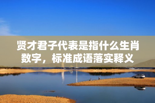 贤才君子代表是指什么生肖数字，标准成语落实释义