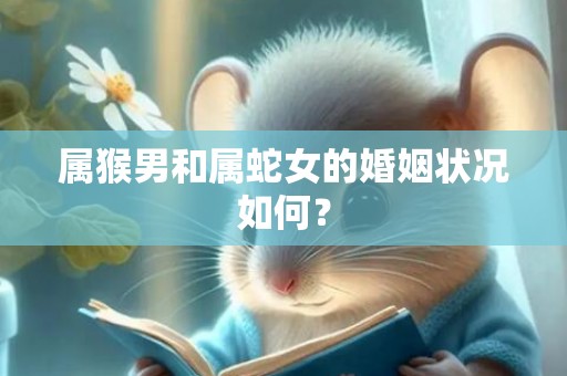 属猴男和属蛇女的婚姻状况如何？