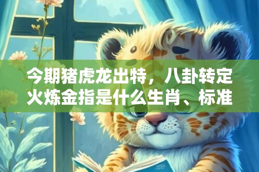 今期猪虎龙出特，八卦转定火炼金指是什么生肖、标准成语落实释义