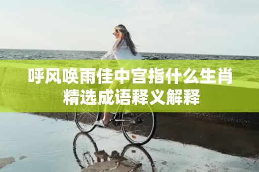 呼风唤雨佳中宫指什么生肖 精选成语释义解释