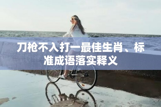 刀枪不入打一最佳生肖、标准成语落实释义