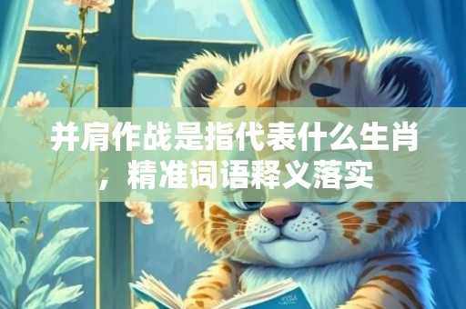 并肩作战是指代表什么生肖，精准词语释义落实