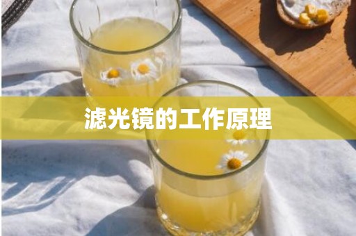 滤光镜的工作原理
