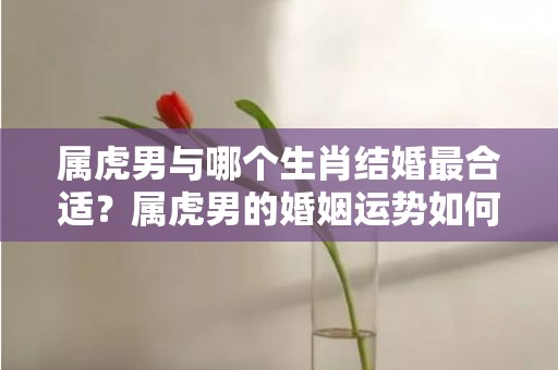 属虎男与哪个生肖结婚最合适？属虎男的婚姻运势如何？