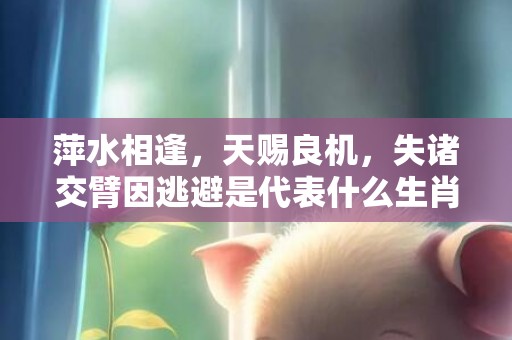 萍水相逢，天赐良机，失诸交臂因逃避是代表什么生肖 、精准词语释义落实