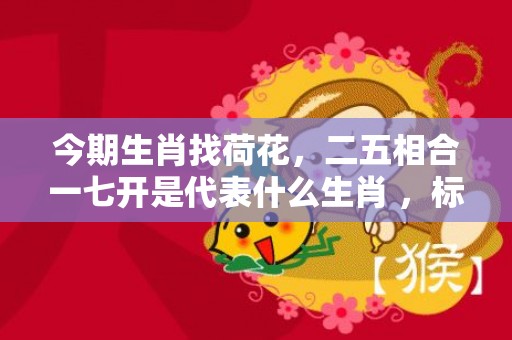 今期生肖找荷花，二五相合一七开是代表什么生肖 ，标准成语落实释义