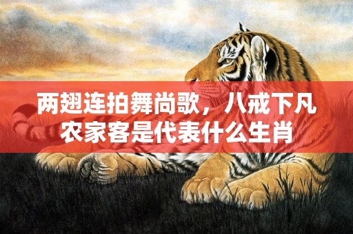 两翅连拍舞尚歌，八戒下凡农家客是代表什么生肖