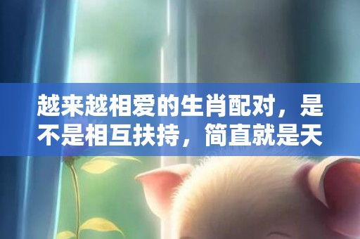越来越相爱的生肖配对，是不是相互扶持，简直就是天生一对？