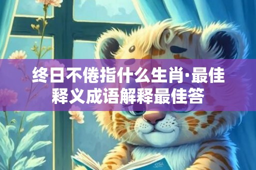 终日不倦指什么生肖·最佳释义成语解释最佳答