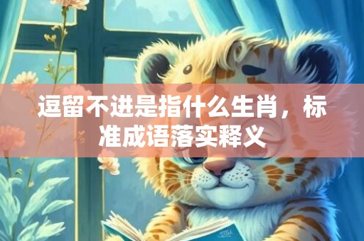 逗留不进是指什么生肖，标准成语落实释义