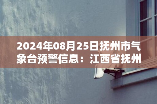 2024年08月25日抚州市气象台预警信息：江西省抚州市发布雷电黄色预警