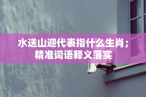 水送山迎代表指什么生肖；精准词语释义落实