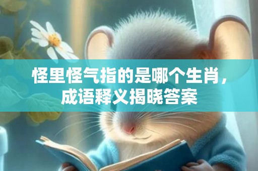 怪里怪气指的是哪个生肖，成语释义揭晓答案
