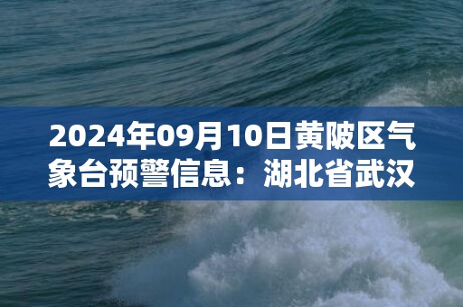 2024年09月10日黄陂区气象台预警信息：湖北省武汉市黄陂区发布高温橙色预警