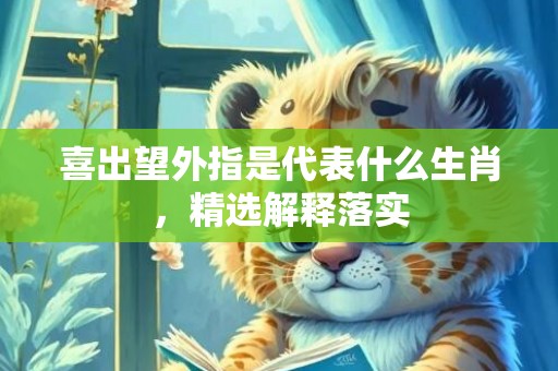喜出望外指是代表什么生肖，精选解释落实