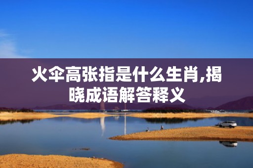 火伞高张指是什么生肖,揭晓成语解答释义
