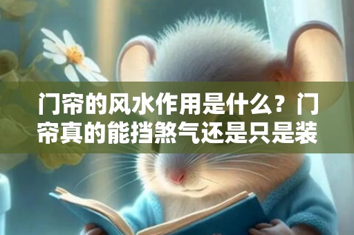 门帘的风水作用是什么？门帘真的能挡煞气还是只是装饰？