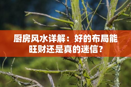 厨房风水详解：好的布局能旺财还是真的迷信？