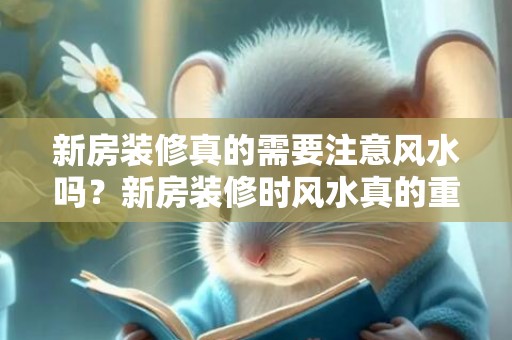 新房装修真的需要注意风水吗？新房装修时风水真的重要还是迷信？