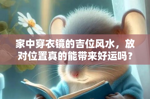家中穿衣镜的吉位风水，放对位置真的能带来好运吗？