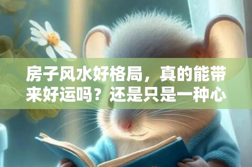 房子风水好格局，真的能带来好运吗？还是只是一种心理暗示？