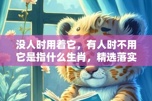 没人时用着它，有人时不用它是指什么生肖，精选落实释义