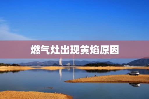 燃气灶出现黄焰原因
