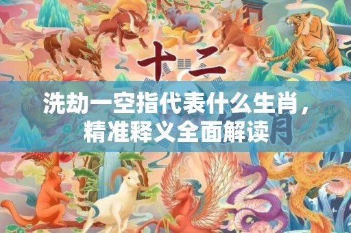 洗劫一空指代表什么生肖，精准释义全面解读
