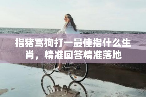 指猪骂狗打一最佳指什么生肖，精准回答精准落地