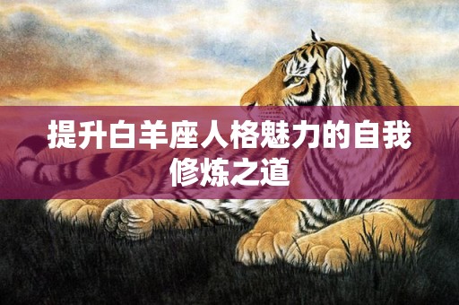 提升白羊座人格魅力的自我修炼之道