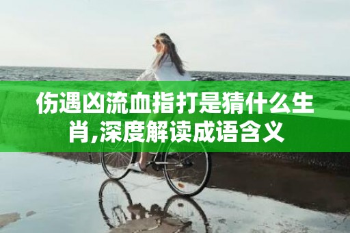 伤遇凶流血指打是猜什么生肖,深度解读成语含义