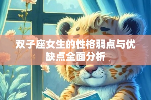 双子座女生的性格弱点与优缺点全面分析