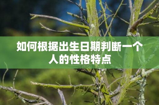 如何根据出生日期判断一个人的性格特点