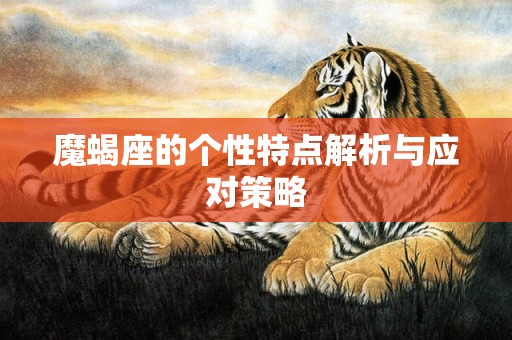 魔蝎座的个性特点解析与应对策略