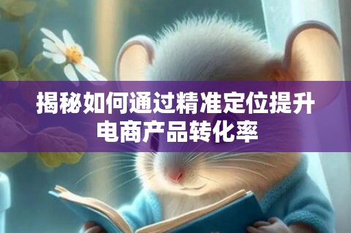 揭秘如何通过精准定位提升电商产品转化率