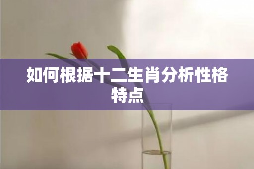 如何根据十二生肖分析性格特点
