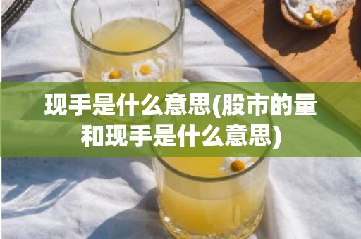 现手是什么意思(股市的量和现手是什么意思)