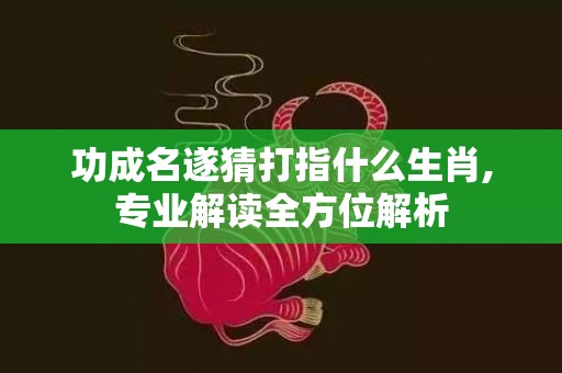 功成名遂猜打指什么生肖,专业解读全方位解析