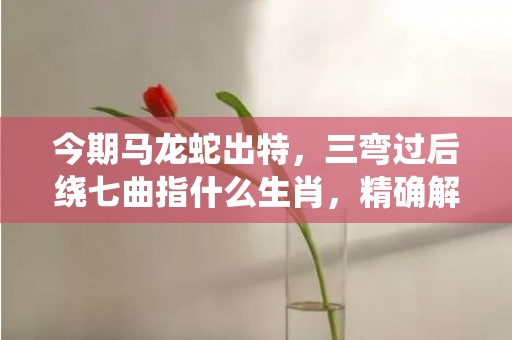 今期马龙蛇出特，三弯过后绕七曲指什么生肖，精确解读落实
