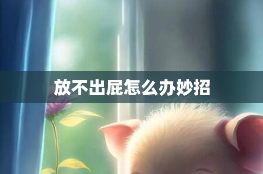 放不出屁怎么办妙招