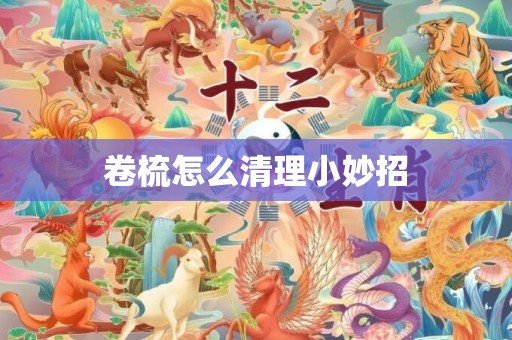 卷梳怎么清理小妙招